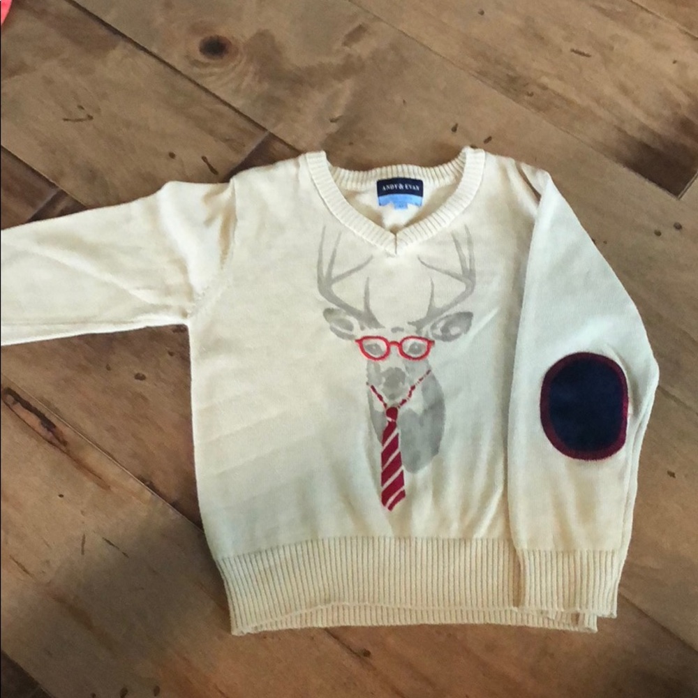 Toddler (4) boy Christmas sweater.  Worn once.